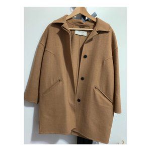 Zara oversized brown coat